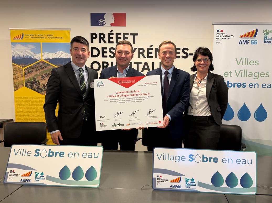 Lancement du label Villes et villages sobres en eau à la préfecture des Pyrénées-Orientales
